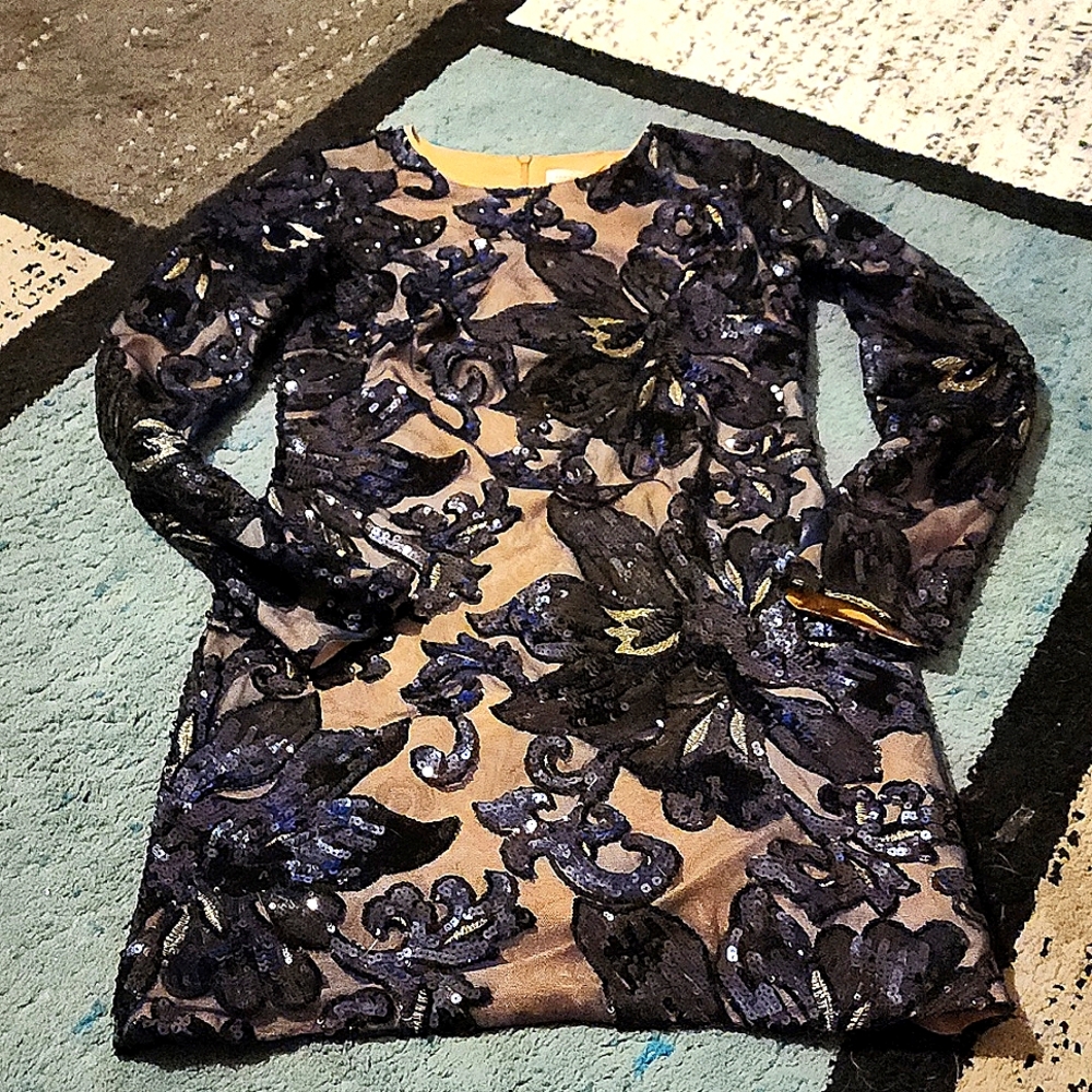 Dress the Population sequin mini dress